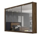 Ver imagem 3 de Guarda-Roupa Casal com Espelho 3 Portas Toronto