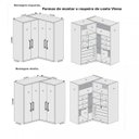 Ver imagem 5 de Guarda-Roupa Casal de Canto 4 Portas 4 Gavetas Viena
