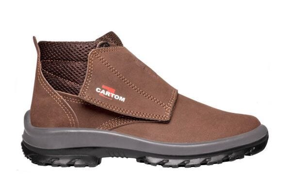 Botina Cartom Nobuck com Velcro Mod: TP110 Sem Biqueira CA: 38231 - 40 - 1