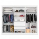 Ver imagem 5 de Guarda-Roupa Casal com Espelho 3 Portas Napoli