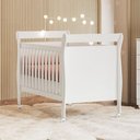 Ver imagem 2 de Berço Americano Slim branco Acetinado - Tigus Baby