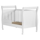 Ver imagem 3 de Berço Americano Slim branco Acetinado - Tigus Baby