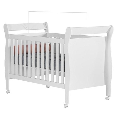 Berço Americano Slim branco Acetinado - Tigus Baby
