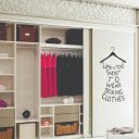 Ver imagem 4 de Adesivo de Parede Decorativo Frase Life Is Too - Cabide