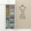 Ver imagem 3 de Adesivo de Parede Decorativo Frase Life Is Too - Cabide