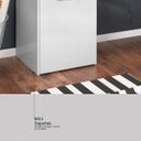 Ver imagem 5 de Mesa Escrivaninha Vitoria 1,20 M 1 Porta 1 Gaveta - Escritório Home Office - Demobile:branco