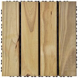 Kit Deck em Placa de Madeira Modular Base Plástica 30cmx30cm com 25 Placas Madersilva - 4