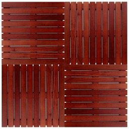 Kit Deck em Placa de Madeira Modular 50cmx50cm com 12 Placas Madersilva - 2