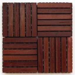 Kit Deck em Placa de Madeira Modular Base Plástica 30x30cm com 25 Placas Madersilva - 2