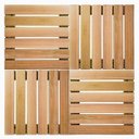 Ver imagem 2 de Kit Deck em Placa de Madeira Modular 30x30cm com 20 Placas Madersilva