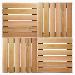 Kit Deck em Placa de Madeira Modular 30x30cm com 20 Placas Madersilva - 2
