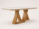 Ver imagem 1 de Mesa de Jantar Tampo Duplo 27mm 2x1m Zeus- Imperial Móveis