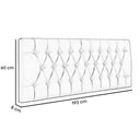 Ver imagem 3 de Painel Suspenso Cabeceira Dubai 1,93m para Cama King Size Suede Rosa - Aurora Line