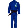 Kimono Shinai Jiu Jitsu Standart Trançado - Masculino- Azul - A1 - 1