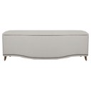 Ver imagem 3 de Calçadeira Sapateira Baú Holanda 0,90 Linho Carvalho - Star Confort