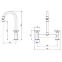 Ver imagem 2 de Misturador Cozinha Mesa Deca Flex Bica Móvel Cr - 1256c20clm