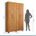 Ver imagem 3 de Quarto Infantil Completo com Guarda-roupa e Beliche Théo em Mdf Amadeirado