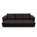 Ver imagem 6 de Sofá Retrátil Elétrico Sala de Estar Nolan Bipartido 257cm Conforto Premium em Couro Wine Vinho G58
