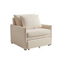 Ver imagem 4 de Poltrona Sofá Cama Mônica Confortável Sala Estar Recepção Retrátil Bouclê Bege - Vimont Moveis