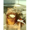 Ver imagem 2 de Vela Potiche Luxo Vitroux Marrom | 180gr Ellegance Aromas 3648 Vanilla