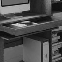 Ver imagem 7 de Mesa para Computador com Armário 1 Porta 1 Gaveta Office Valdemóveis Cinamomo/Off White