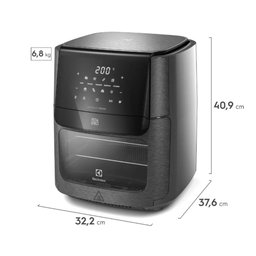 Fritadeira Elétrica sem Óleo Forno 12l Airfryer 5 em 1 Electrolux 110v - 2