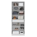 Ver imagem 3 de Armário Multiuso Sapateira 2 Portas com Espelho e 1 Gaveta Austin - Branco