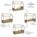 Ver imagem 3 de Cama Infantil Montessoriana sem Colchão com Gavetas Oak - Completa Móveis