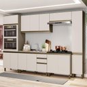 Ver imagem 2 de Cozinha Completa 6 Peças Connect Duna/cristal com Paneleiro - Móveis Henn