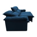 Ver imagem 6 de Sofá Retrátil Reclinável Paris 230cm Suede Velut com Molas no Assento - King House