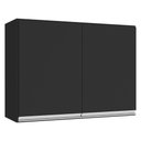 Ver imagem 3 de Armário Aéreo Multiuso Lux 80cm 100% Mdf 02 Portas Preto