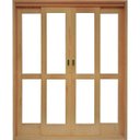Ver imagem 1 de Porta de Correr Madeira 4 Folhas Madersilva 2,15mx1,60mx14cm