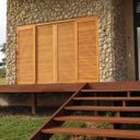 Ver imagem 2 de Porta de Correr Veneziana Madeira 6 Folhas Madersilva 2,15mx2,00mx15cm