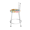 Ver imagem 5 de Jogo 4 Banquetas Baixa Para Cozinha Epoxi Branca Estofado Cerveja