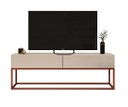 Ver imagem 2 de Rack Eros 2 Gavetas Com Pes de Ferro Cobre