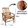 Conjunto Sofa E Cadeiras Para Ambiente Familiar Varanda Cor Ac07 - 5