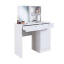Ver imagem 4 de Penteadeira C/ Espelho 90,8cm 01 Porta e 02 Gavetas Pe090 Art In Móveis - Branco