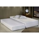 Ver imagem 5 de Cama Box Base C/ Auxiliar Solteirao Mh1453 Bordado White (96x203x28) - Herval