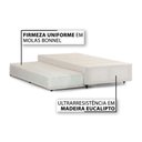 Ver imagem 3 de Cama Box Base C/ Auxiliar Solteirao Mh1453 Bordado White (96x203x28) - Herval