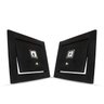 Kit Visor Água e Luz Para Muro - Preto Fosco - 1