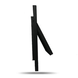 Kit Visor Água e Luz Para Muro - Preto Fosco - 6