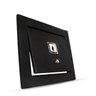 Kit Visor Água e Luz Para Muro - Preto Fosco - 8