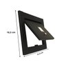 Kit Visor Água e Luz Para Muro - Preto Fosco - 2