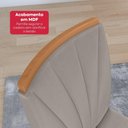 Ver mais imagens de Conjunto Sala de Jantar Mesa Easy Tower 170x90cm Mdf/vidro com 6 Cadeira Armoni Veludo Liso