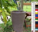 Ver imagem 2 de Vaso Planta 50x40 Redondo Cônico Polietileno - MARROM CHOCOLATE 020