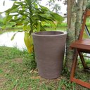 Ver imagem 3 de Vaso Planta 50x40 Redondo Cônico Polietileno - MARROM CHOCOLATE 020