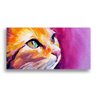 Quadro Decorativo Gato Abstrato 80X40Cm Slim Amadeirada B105 - 3