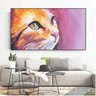Quadro Decorativo Gato Abstrato 80X40Cm Slim Amadeirada B105 - 2