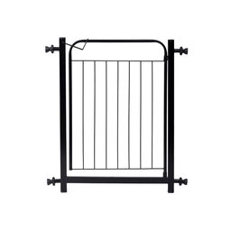 Portão Grade de Proteção para Pet e Bebê Com Trava Segurança Portas de 70 cm á 80 cm - Preto - 2