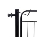Ver imagem 6 de Portão Grade de Proteção para Pet e Bebê Com Trava Segurança Portas de 70 cm á 80 cm - Preto